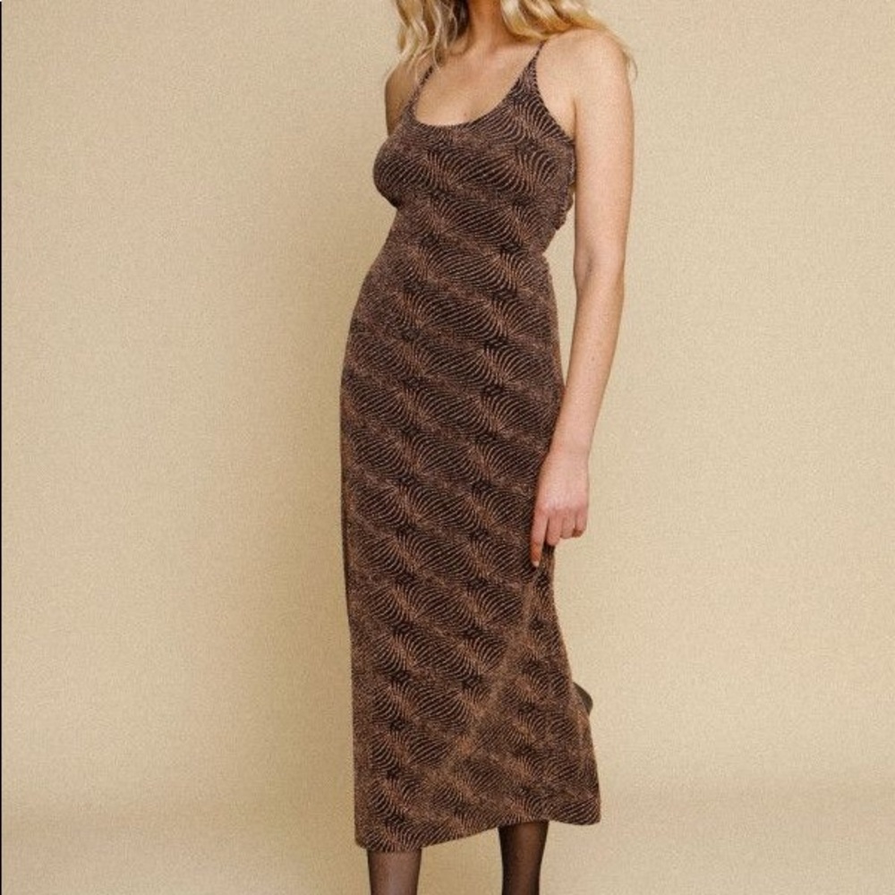 NWT Rouje Salma Gold Dress